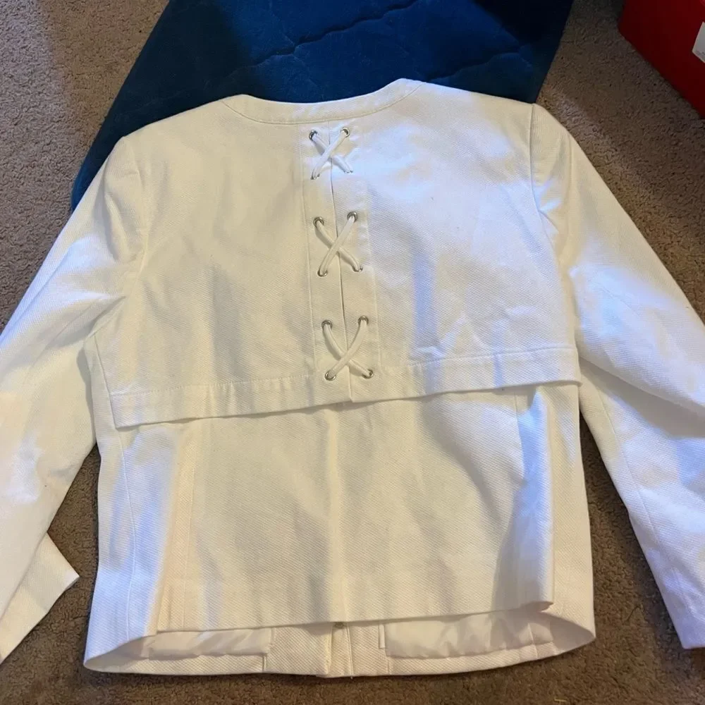 Liz Claiborne‎ medium white jacket